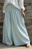 Marina Chalk Stripe Palazzo Pant Mint Cream /9=